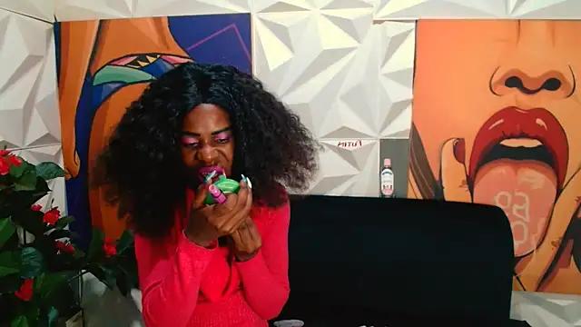 Ebonystormxxx from StripChat is Freechat